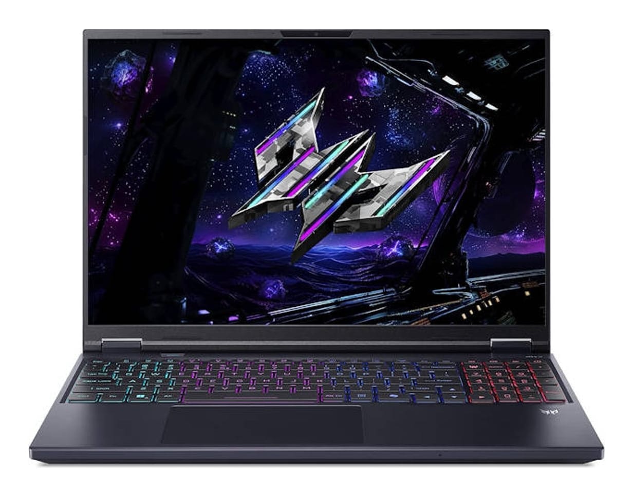 Acer Predator Helios Neo 16 AI PHN16-73-9228 Intel Core Ultra 9 275HX Laptop 40,6 cm (16") WQXGA 64 GB DDR5-SDRAM 2 TB SSD NVIDIA GeForce RTX 5070 Ti Wi-Fi 6E (802.11ax) Windows 11 Home Zwart