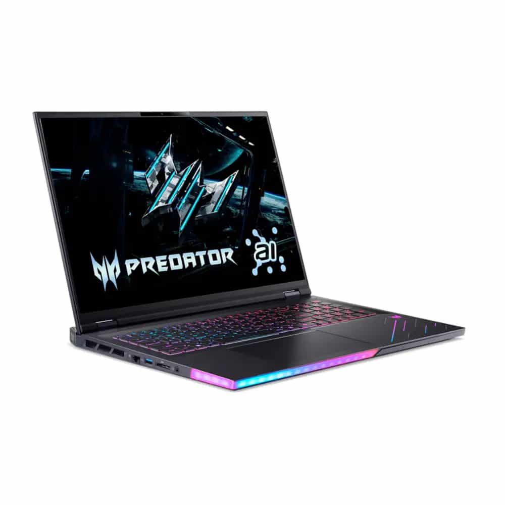 Acer Predator Helios 18 AI PH18-73-9462 Intel Core Ultra 9 275HX Laptop 45,7 cm (18") WQXGA 64 GB DDR5-SDRAM 3 TB SSD NVIDIA GeForce RTX 5080 Wi-Fi 7 (802.11be) Windows 11 Home Zwart - Afbeelding 2