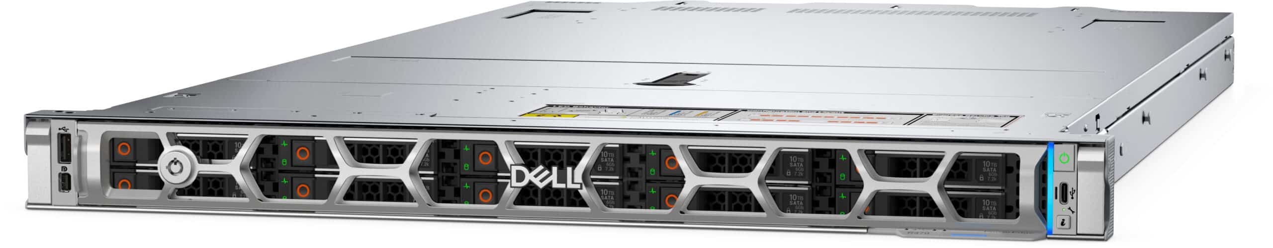 DELL PowerEdge R470 server 480 GB Rack (1U) Intel Xeon 6 6507P 3,5 GHz 32 GB DDR5-SDRAM 1100 W