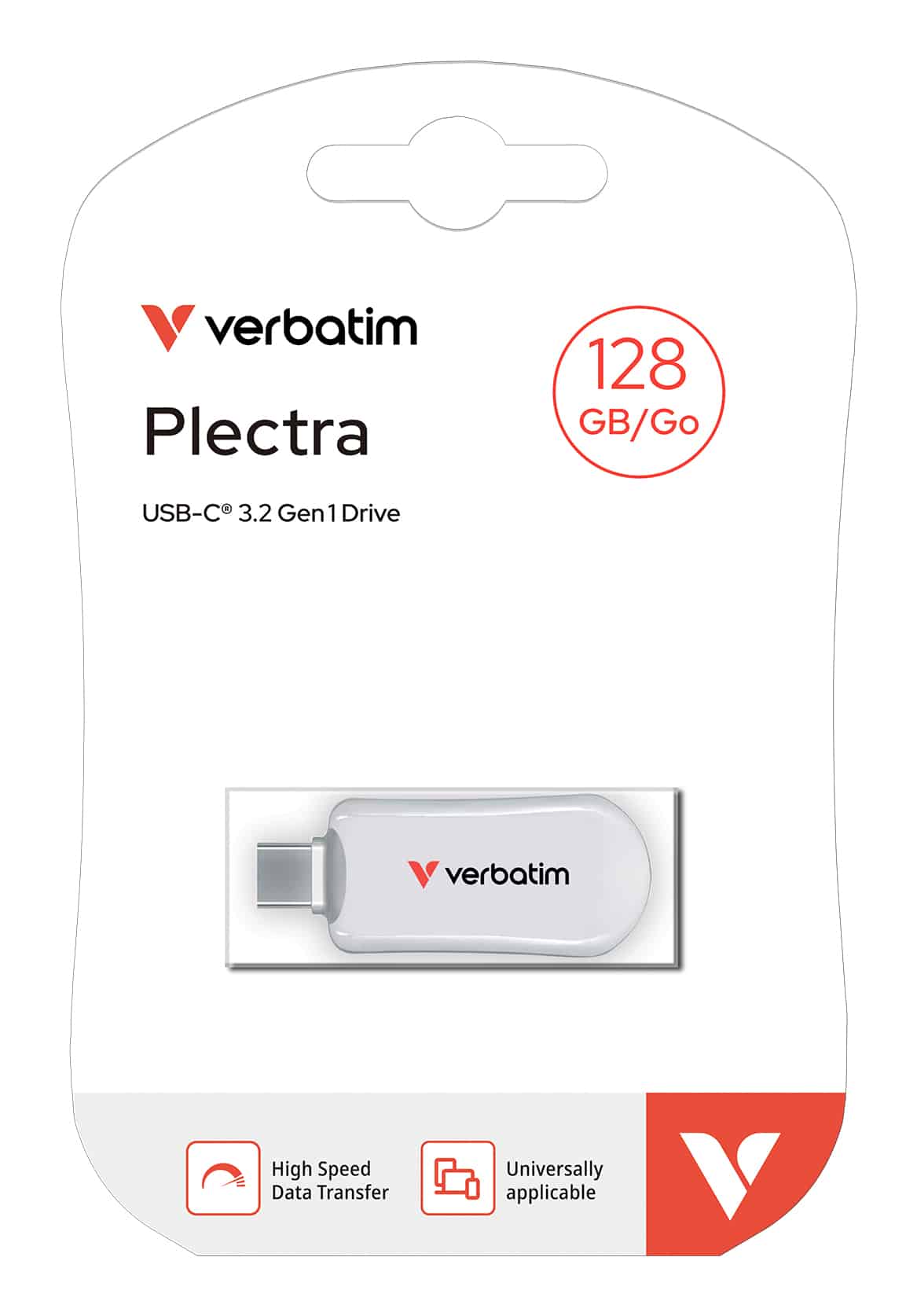 Verbatim 30229 USB flash drive 128 GB USB Type-C 3.2 Gen 1 (3.1 Gen 1) Wit - Afbeelding 4