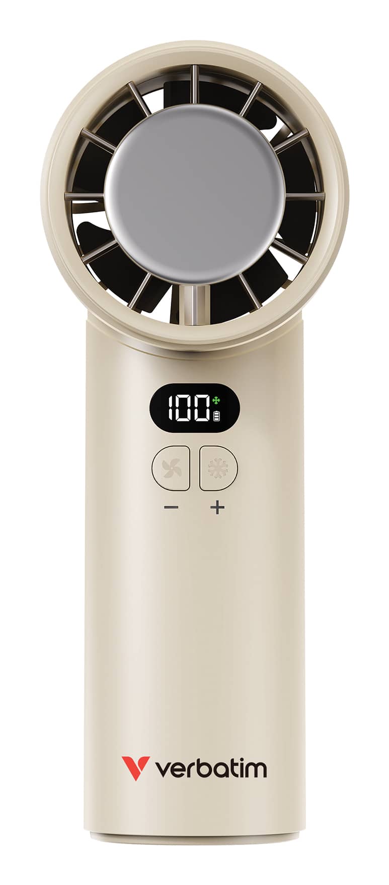 Verbatim Cool 'n' Go Ice Touch Handventilator - Wit/Zilver - Afbeelding 2
