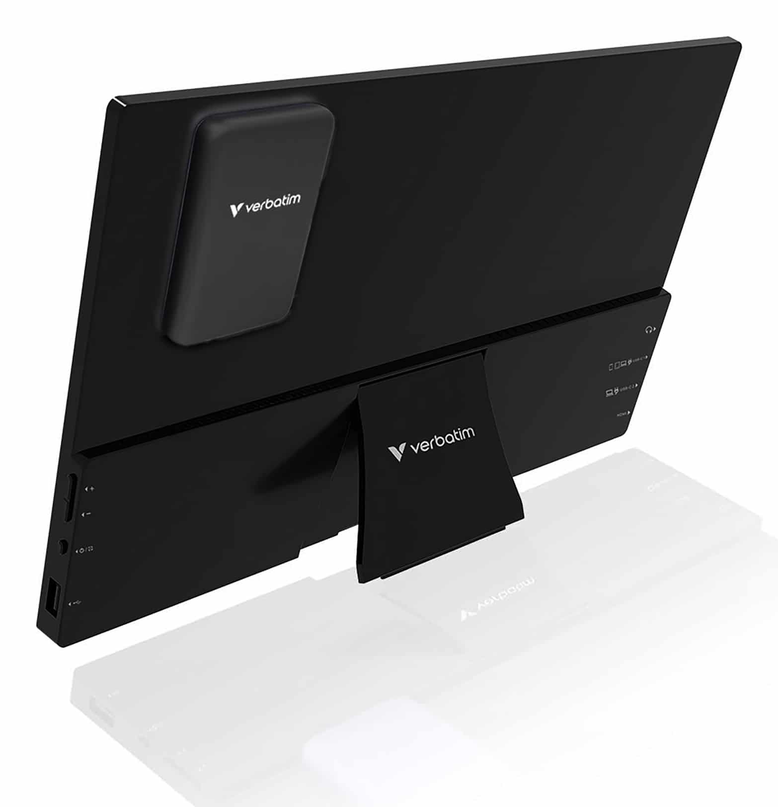 Verbatim 32087 Draagbare televisie en monitoor Draagbare monitor Zwart 33,8 cm (13.3") 1920 x 1200 Pixels - Afbeelding 2