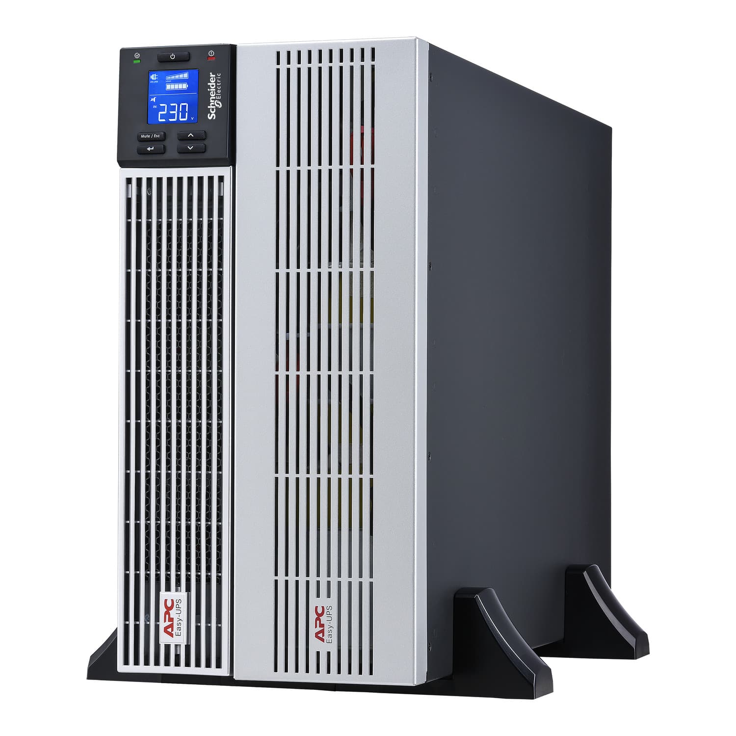 APC Easy UPS On-Line, 6kVA/6kW, Lithium-ion, Rack/Tower 5U, 230V, 1 harde draad (1P+N+E) uitgang, Intelligente kaartsleuf, verlengde runtime, met railkit Stekkerdoos - Afbeelding 3