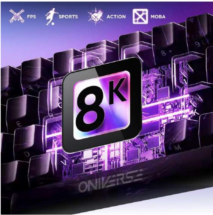 Oniverse Magnus toetsenbord Gamen USB Zwart - Afbeelding 7
