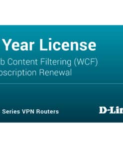 D-Link DSR-250-WCF-12-LIC softwarelicentie & -uitbreiding 1 licentie(s) Electronic License Delivery (ELD) 1 jaar 12 maand(en)