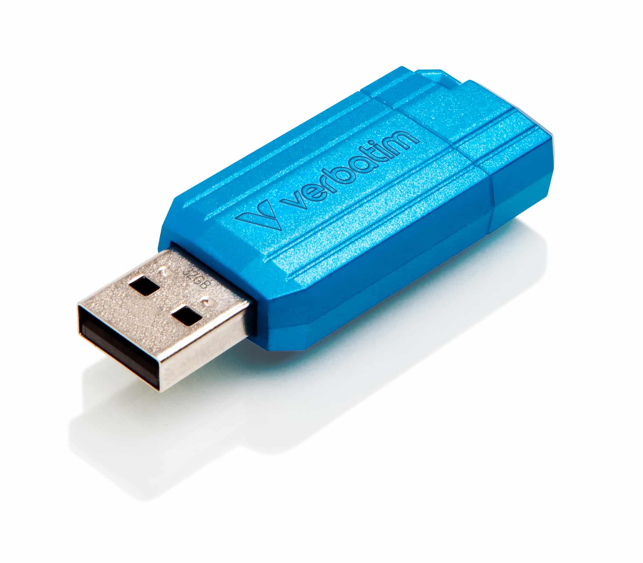Verbatim PinStripe - USB-Stick32 GB - Caribbean Blauwe