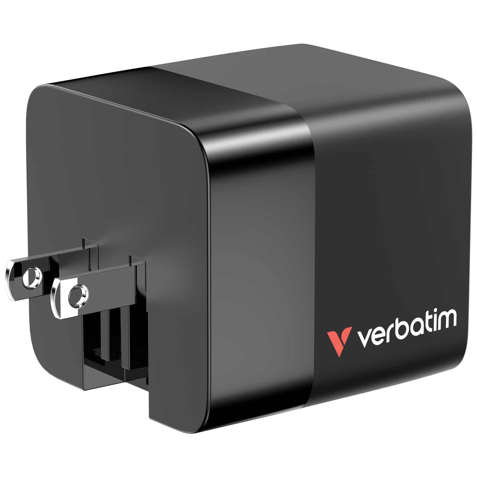 Verbatim GaN Charger 65W Universeel Zwart AC Snel opladen Binnen - Afbeelding 5
