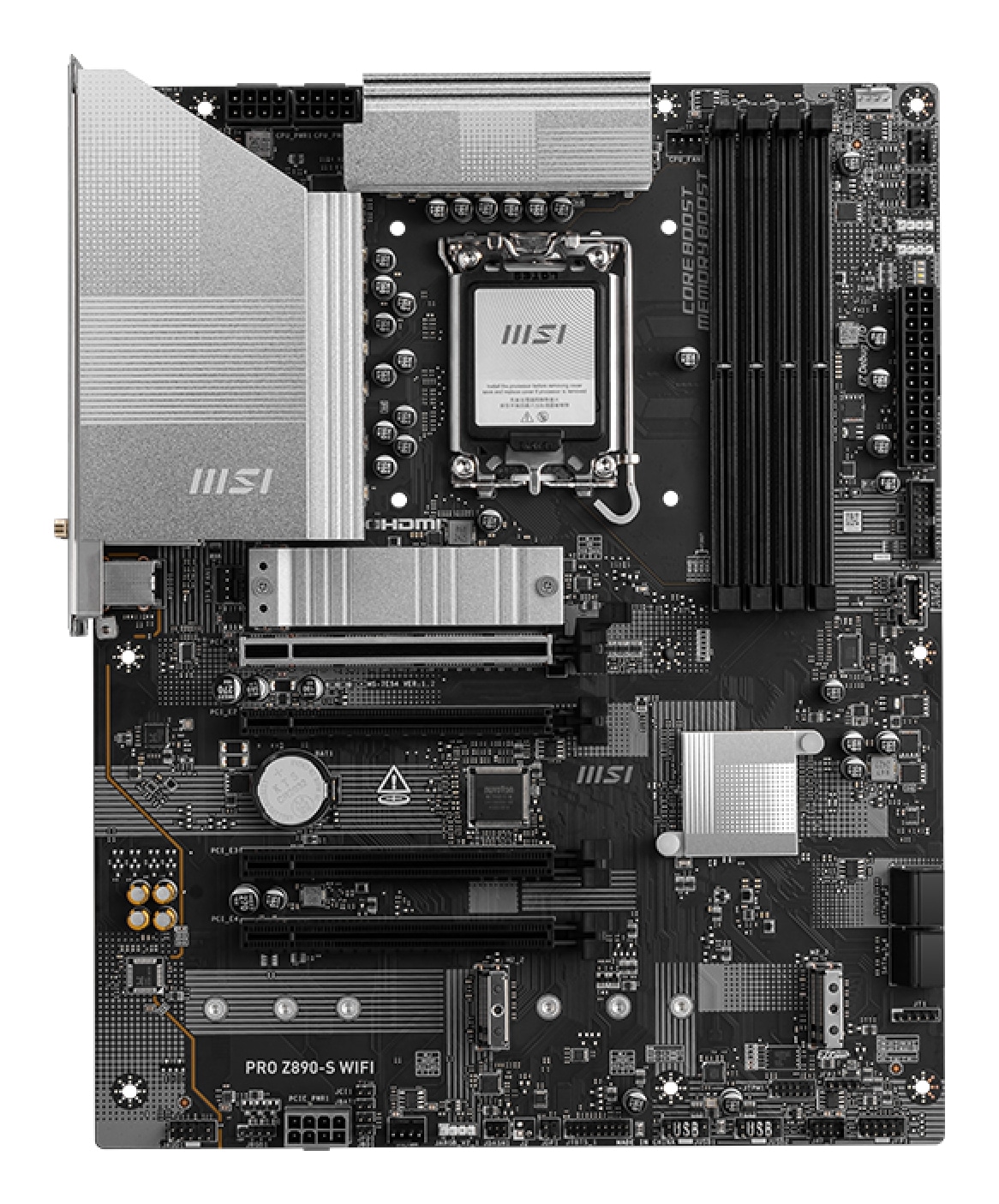 MSI PRO Z890-S WIFI moederbord Intel Z890 LGA 1851 (Socket V1) ATX - Afbeelding 2