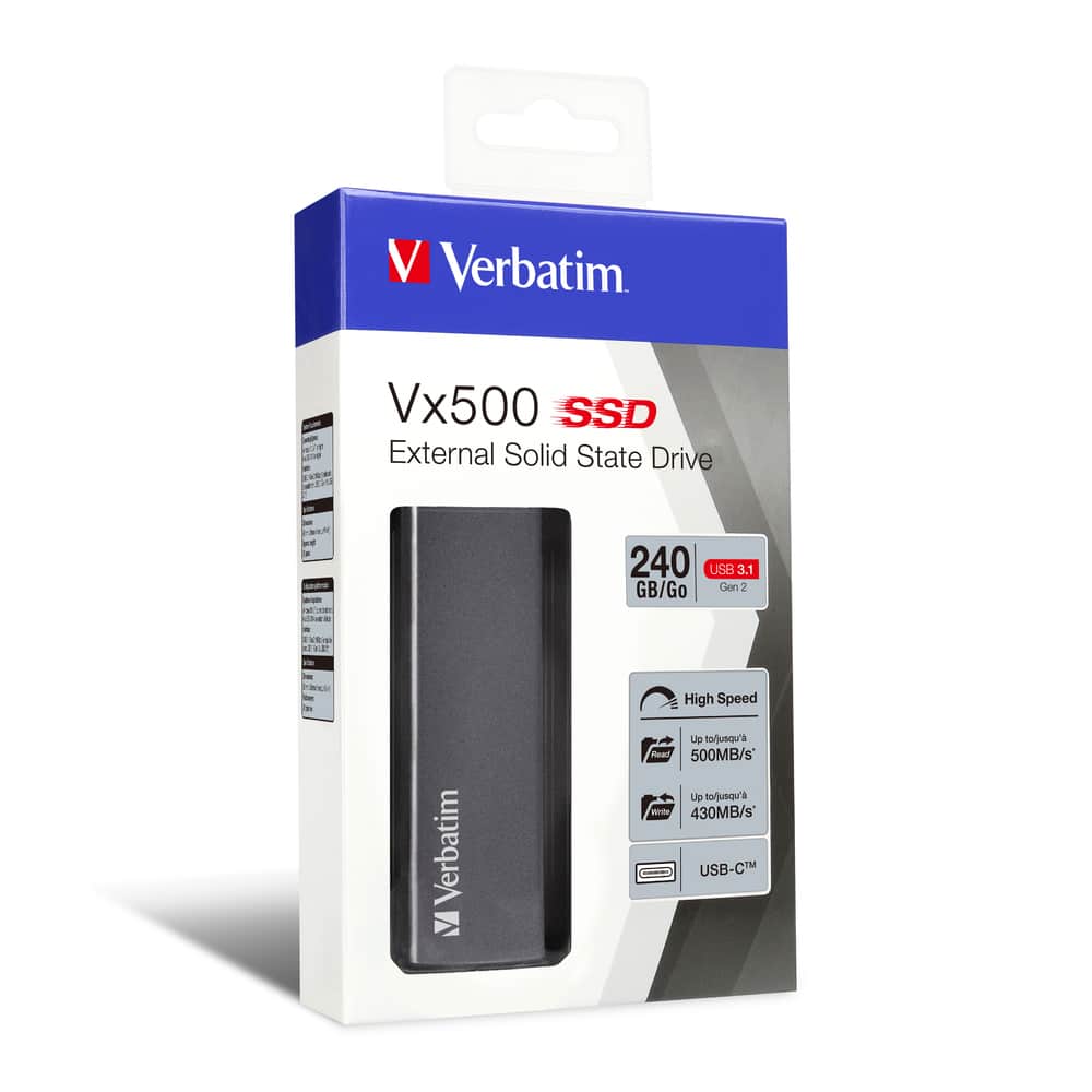 Verbatim Vx500 externe SSD USB 3.1 Gen 2 240 GB - Afbeelding 7