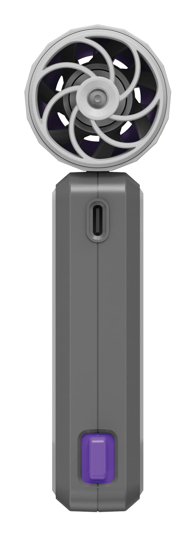 Verbatim Cool 'n' Go AirJet Handventilator - Grijs/Paars - Afbeelding 3