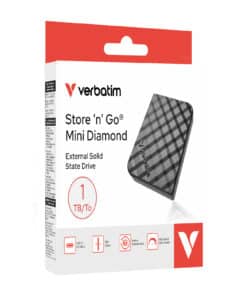 Verbatim Store 'n 'Go Mini Diamond USB-C 1TB Zwart - Afbeelding 2