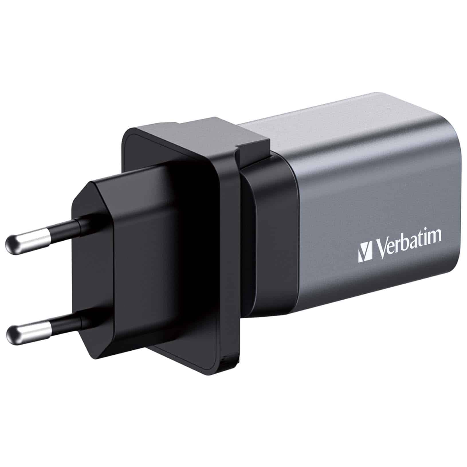 Verbatim 35 W GaN-wandoplader met twee poorten 1 x USB-C PD 35 W / 1 x USB-A QC 3.0 (EU/VK/VS) - Afbeelding 5