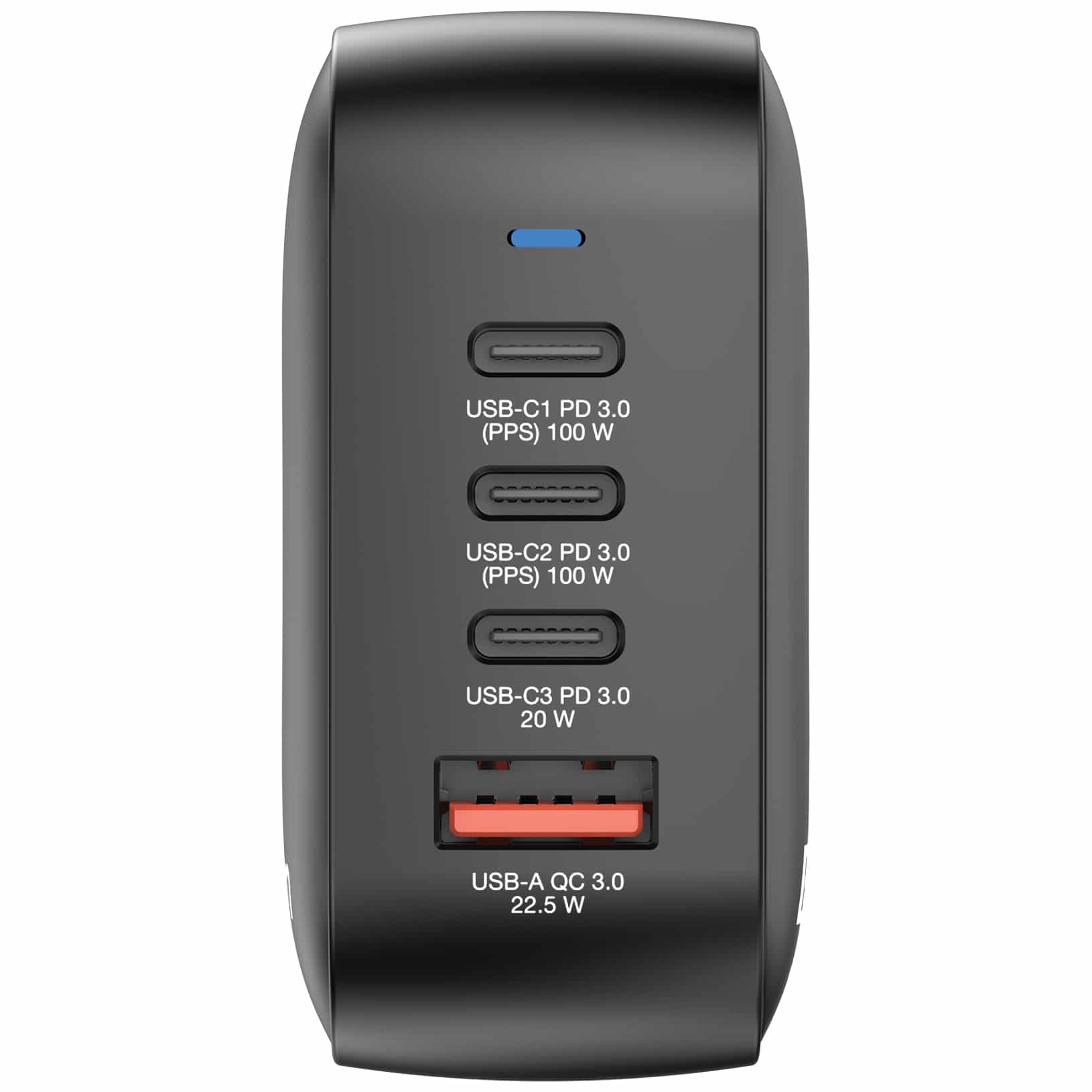 Verbatim Mini GaN Charger 100W Universeel Zwart AC Snel opladen Binnen - Afbeelding 2