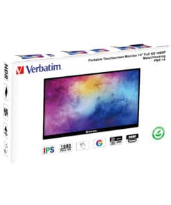 Verbatim 49591 computer monitor 35,6 cm (14") 1920 x 1080 Pixels Full HD LCD Touchscreen Zwart - Afbeelding 6