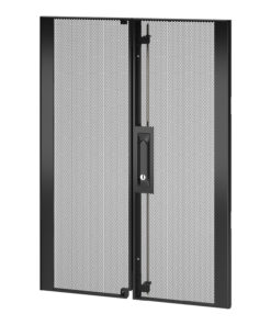 APC NetShelter SX 18U 600mm breed geperforeerde gesplitste deuren zwart