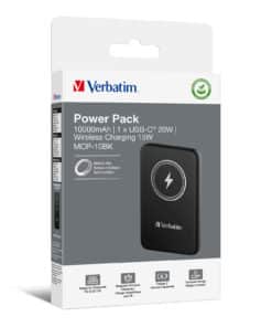 Verbatim Charge 'n' Go Magnetische Draadloze Power Bank 10000mAh Zwart - Afbeelding 5