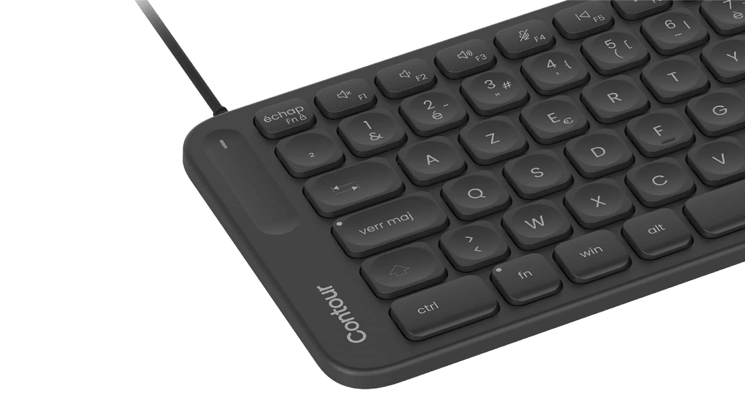 Contour Design Balance toetsenbord Kantoor USB AZERTY Frans Zwart - Afbeelding 3