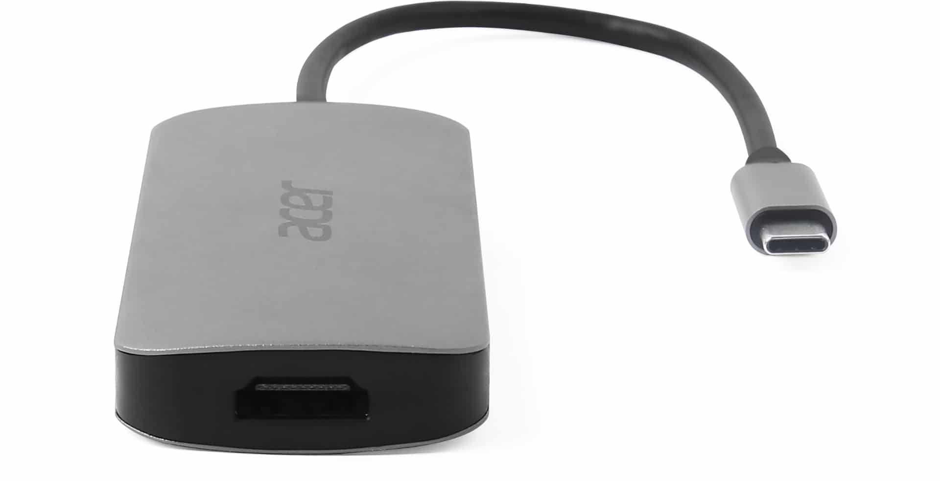 Acer 7in1 Type C Dongle Bedraad USB 3.2 Gen 1 (3.1 Gen 1) Type-C Zilver - Afbeelding 6