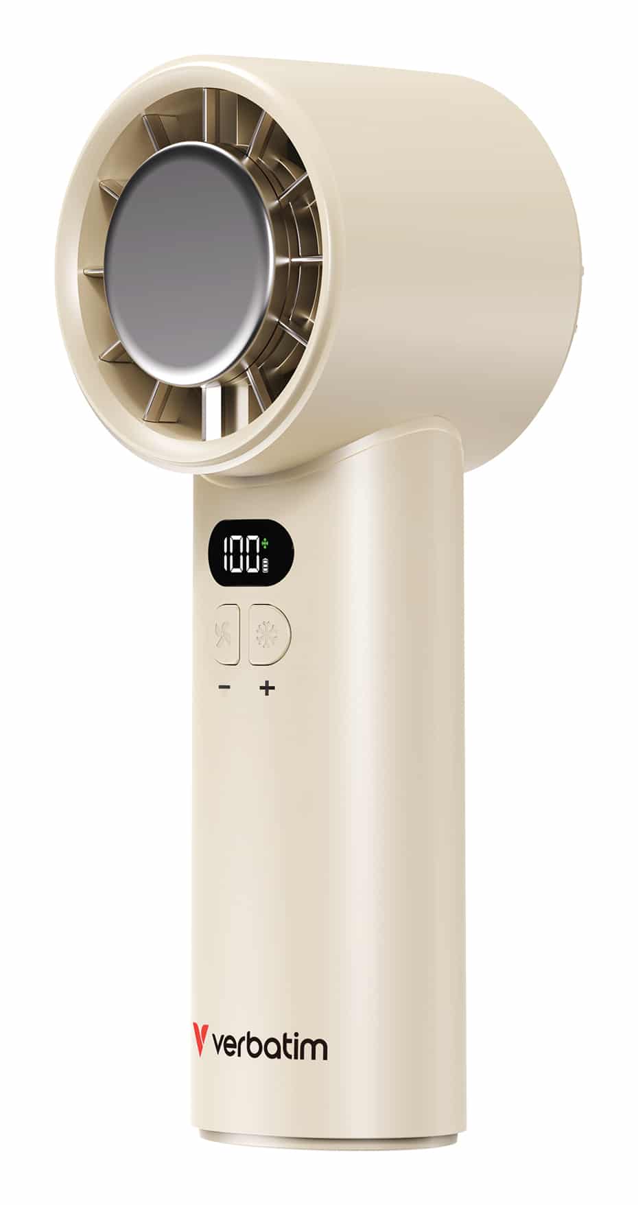 Verbatim Cool 'n' Go Ice Touch Handventilator - Wit/Zilver