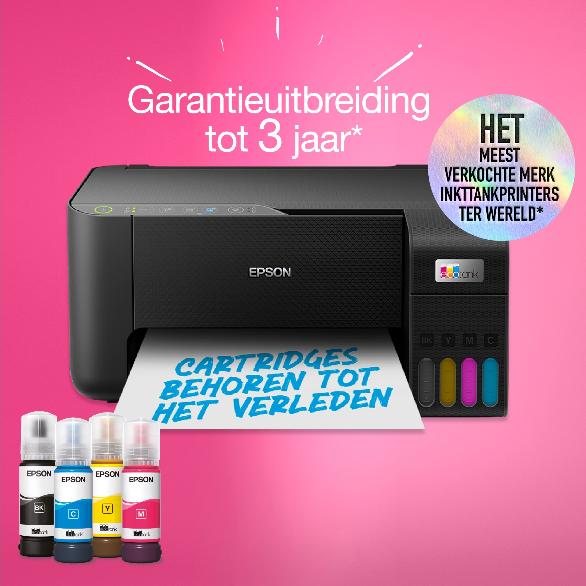 Epson EcoTank ET-2865 A4 multifunctionele Wi-Fi-printer met inkttank, inclusief tot 3 jaar inkt - Afbeelding 7