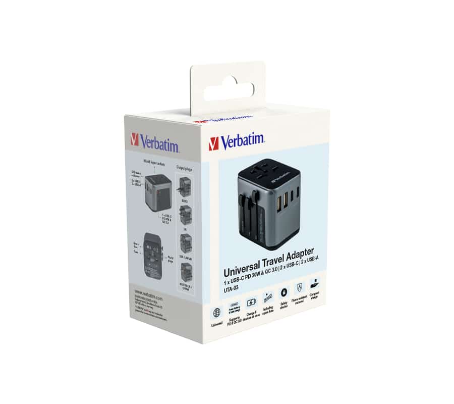 Verbatim 49545 netstekker adapter Universeel - Afbeelding 7