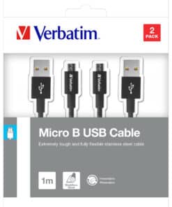 Verbatim 48874 USB-kabel USB 3.2 Gen 1 (3.1 Gen 1) 1 m Micro-USB A USB A Zwart - Afbeelding 3