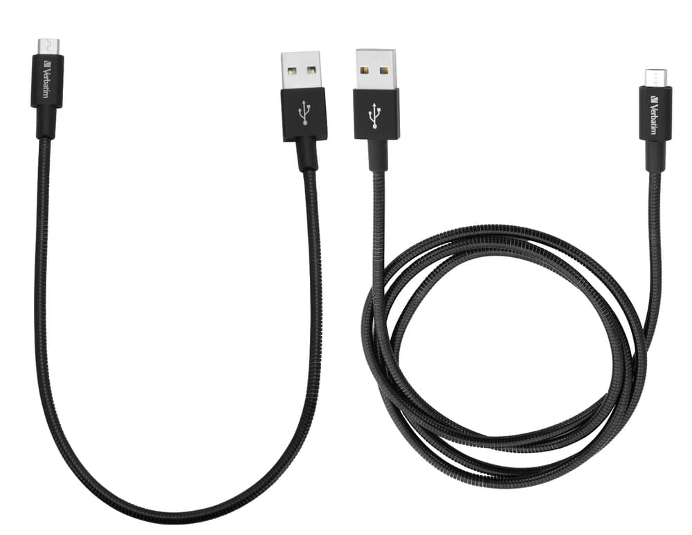 Verbatim 48875 USB-kabel USB 3.2 Gen 1 (3.1 Gen 1) 1 m Micro-USB A USB A Zwart - Afbeelding 2