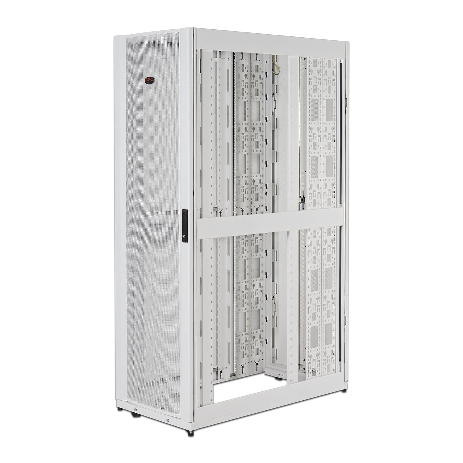 APC NetShelter SX 45U 600 mm breed x 1200 mm diep Behuizing met zijpanelen - wit - Afbeelding 8