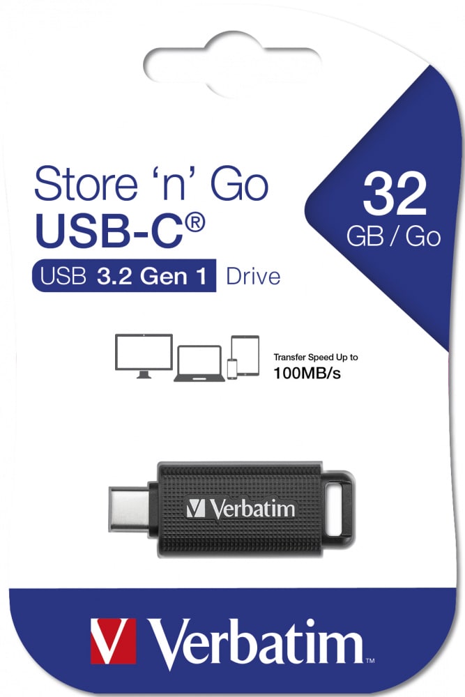 Verbatim Store 'n' Go USB flash drive 128 GB USB Type-C 3.2 Gen 1 (3.1 Gen 1) Zwart - Afbeelding 5