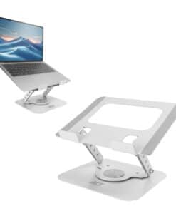 ACT Laptopstandaard 360° draaibaar, traploos in hoogte verstelbaar, Essentials