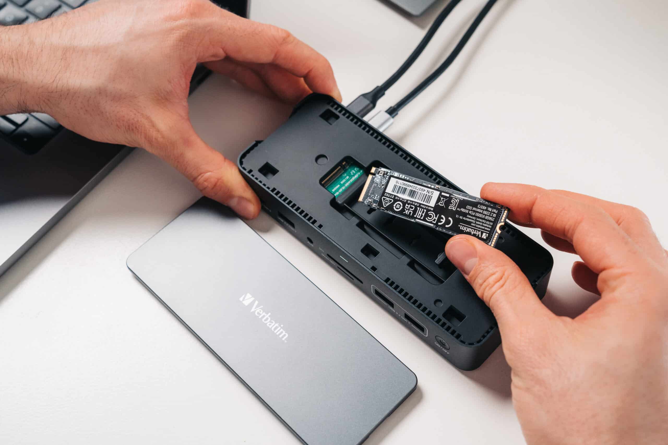Verbatim USB-C Pro docking station CDS-15SSD: 15 poorten met SSD - Afbeelding 6