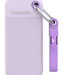Verbatim Pocket SSD - Zomereditie Paars met 2 rubberen hoezen (wit & paars) - 1TB
