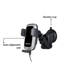 Verbatim FWC-03 Pro Qi Fast Wireless Autoladegerät retail Zwart - Afbeelding 3