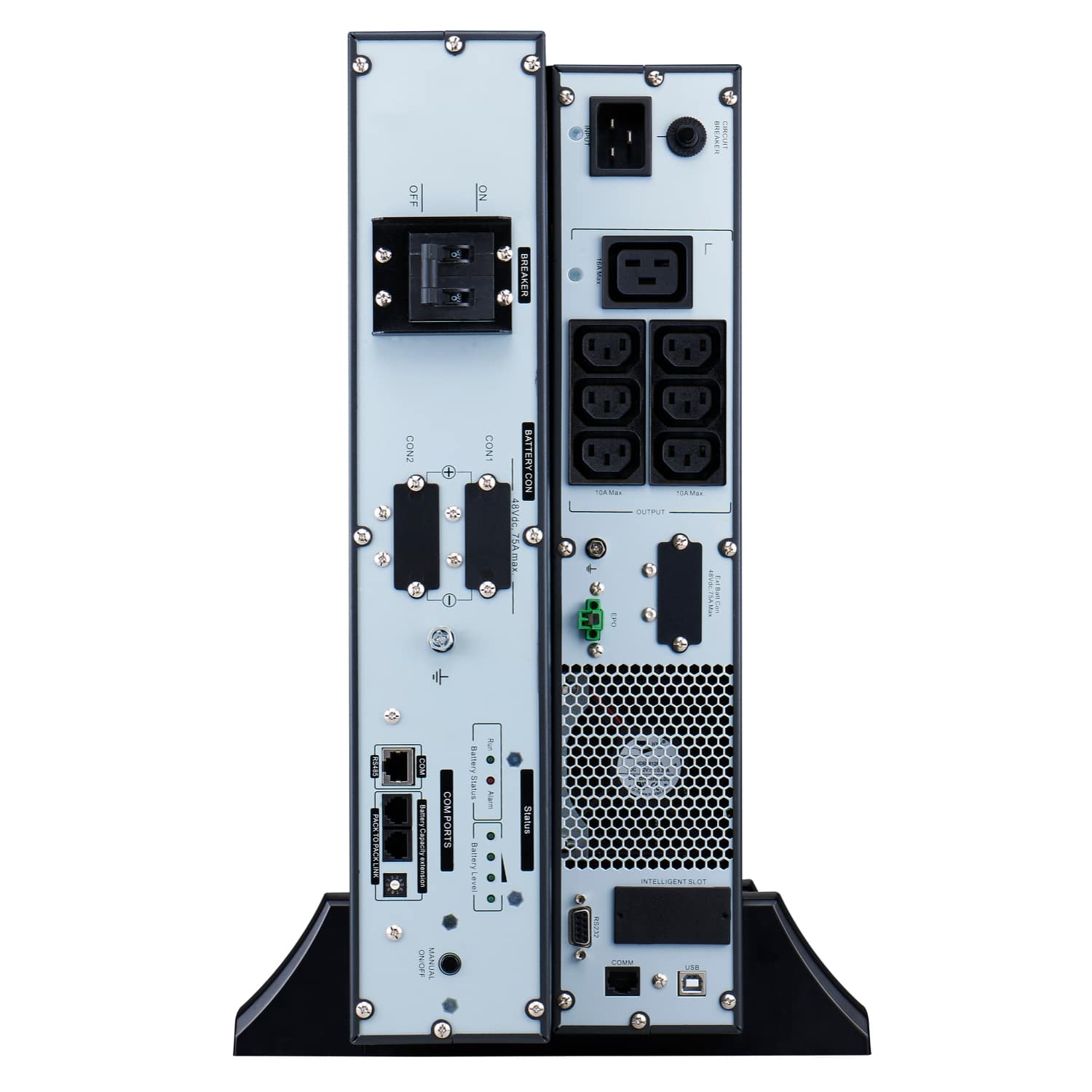 APC Easy-UPS On-Line SRVL3KRILRK Noodstroomvoeding - Li-ion, 6xC13 & 1xC19, Rack/tower convertible, extendable runtime, 3000VA Stekkerdoos - Afbeelding 6