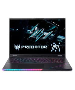 Acer Predator Helios 18 AI PH18-73-91ZE Intel Core Ultra 9 275HX Laptop 45,7 cm (18") WQUXGA 128 GB DDR5-SDRAM 5 TB SSD NVIDIA GeForce RTX 5090 Wi-Fi 7 (802.11be) Windows 11 Pro Zwart