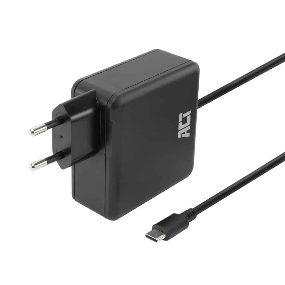 ACT USB-C laptoplader 100W met Power Delivery-profielen, 2 meter