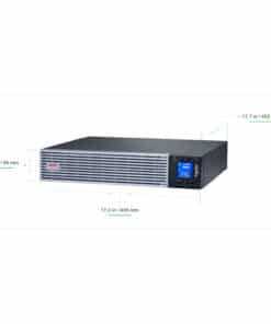 APC Easy UPS On-Line, 1000 VA, lithium-ion, rack/toren 2U, 230 V, 6 IEC C13-aansluitingen, sleuf voor communicatiekaart, inclusief railset Stekkerdoos - Afbeelding 5