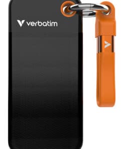 Verbatim Pocket SSD 2 TB USB Type-C 3.2 Gen 2 (3.1 Gen 2) Zwart, Oranje