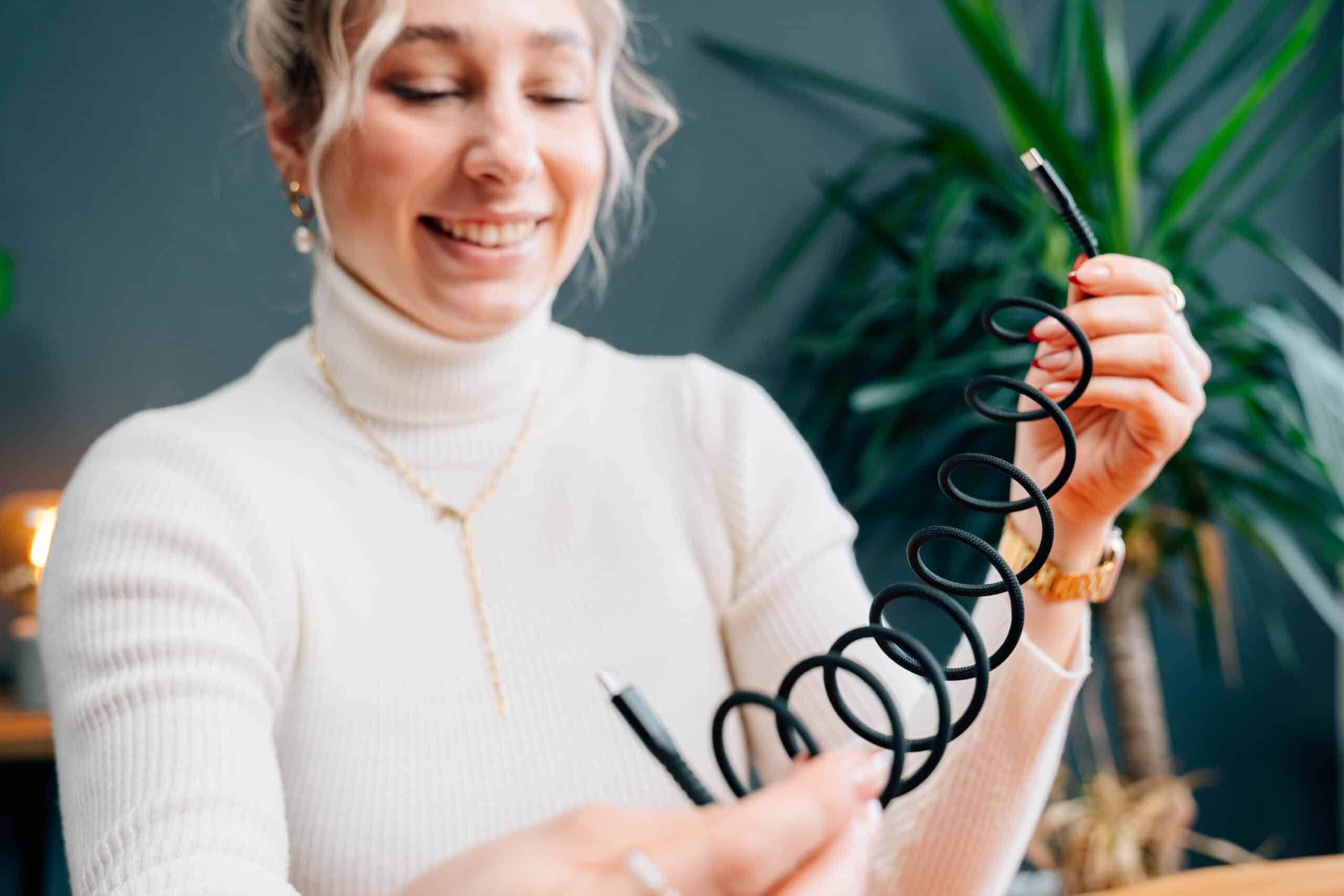 Verbatim Sync & Charge Magnetische Kabel - 100W USB-C naar USB-C 120 cm Zwart - Afbeelding 6