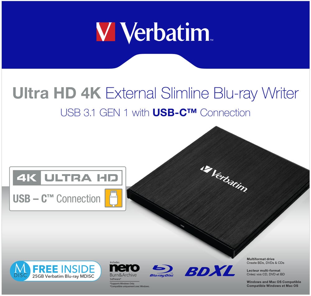 Verbatim 43888 optisch schijfstation Blu-Ray DVD Combo Zwart - Afbeelding 5
