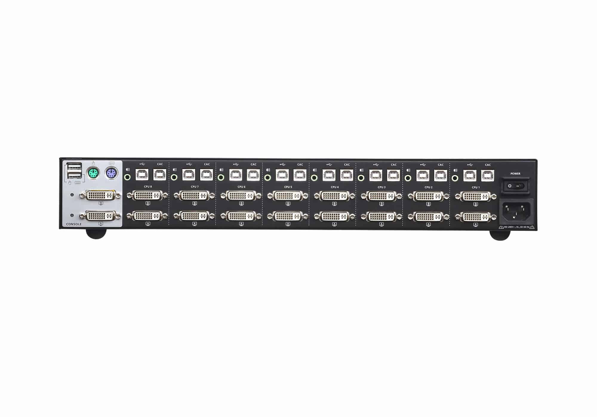 ATEN 8-Poorts USB DVI Dubbelvoudige Weergave Beveiligde KVM Schakelaar (Voldoet aan PSS PP v3.0) - Afbeelding 2