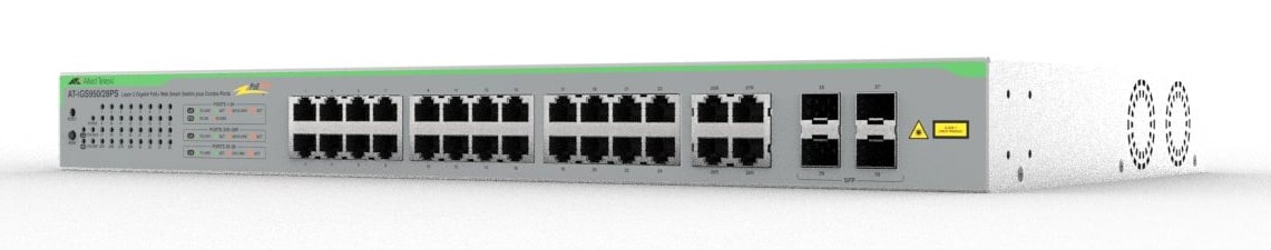 Allied Telesis iGS950/28PS Managed L2 Gigabit Ethernet (10/100/1000) Power over Ethernet (PoE) Bureaublad-/wandmontage Zilver - Afbeelding 4