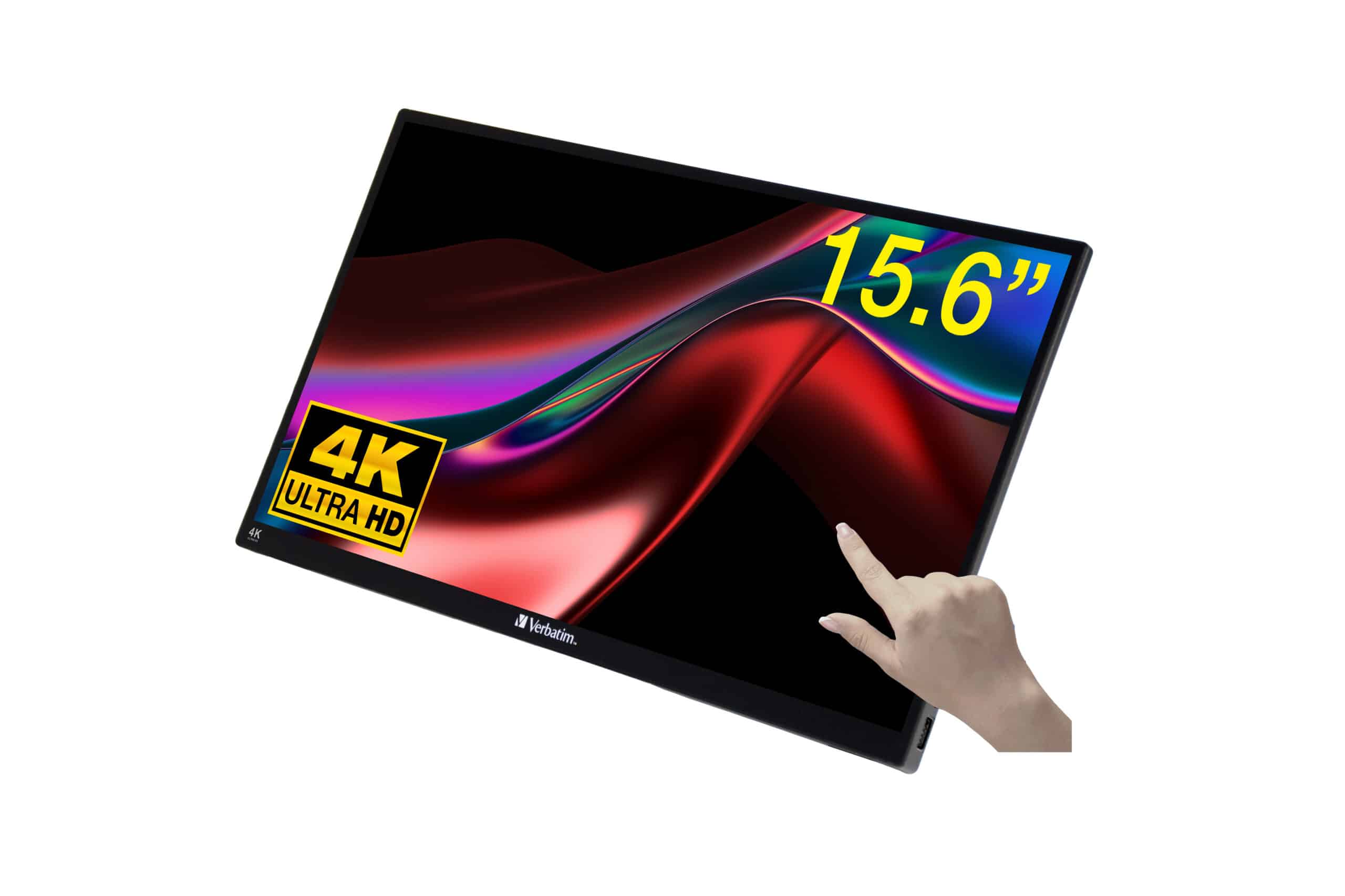 Verbatim Draagbaar aanraakscherm Ultra HD 4K - 15,6” Monitor
