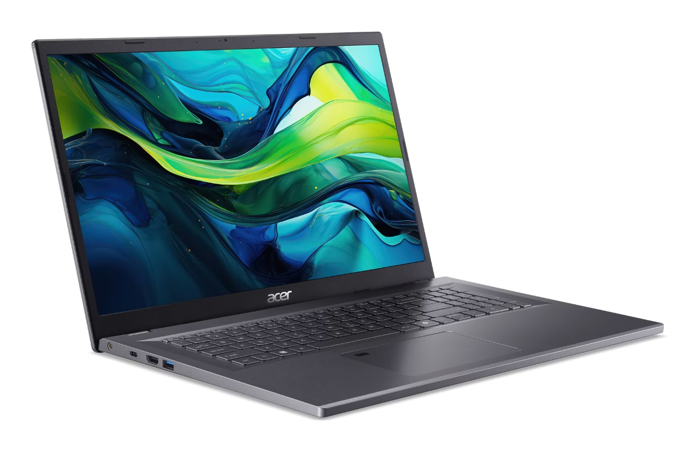 Acer Aspire 17 Pro A17-51M-77XW Intel® Core™ i7 i7-13620H Laptop 43,9 cm (17.3") Full HD 16 GB LPDDR5-SDRAM 512 GB SSD Wi-Fi 6E (802.11ax) Windows 11 Pro Grijs - Afbeelding 3