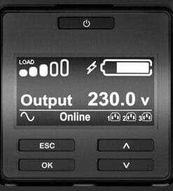 APC Smart-UPS On-Line SRT2200RMXLI-NC - 2,2kW/VA, 8x C13 & 2x C19, rackmount, NMC Stekkerdoos - Afbeelding 4