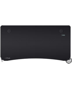 Trust GXT 709 Luminus Gaming Bureau - Gaming bureau – Geïntegreerde RGB-verlichting – Maximale belasting 150 kg – Zwart - Afbeelding 4