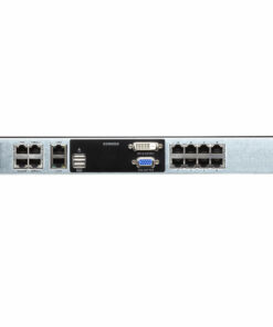 ATEN 8-poorts Cat 5 Dual Rail LCD KVM over IP-switch, 1 lokale/1 externe gebruikerstoegang - Afbeelding 2