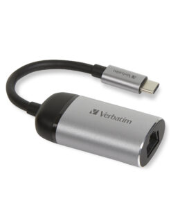 Verbatim 49146 laptop dock & poortreplicator USB 3.2 Gen 1 (3.1 Gen 1) Type-C Zwart, Zilver