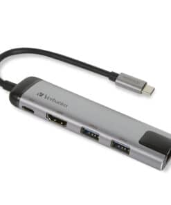 Verbatim USB-C-multipoort-hub USB 3.0 | HDMI | Gigabit-ethernet