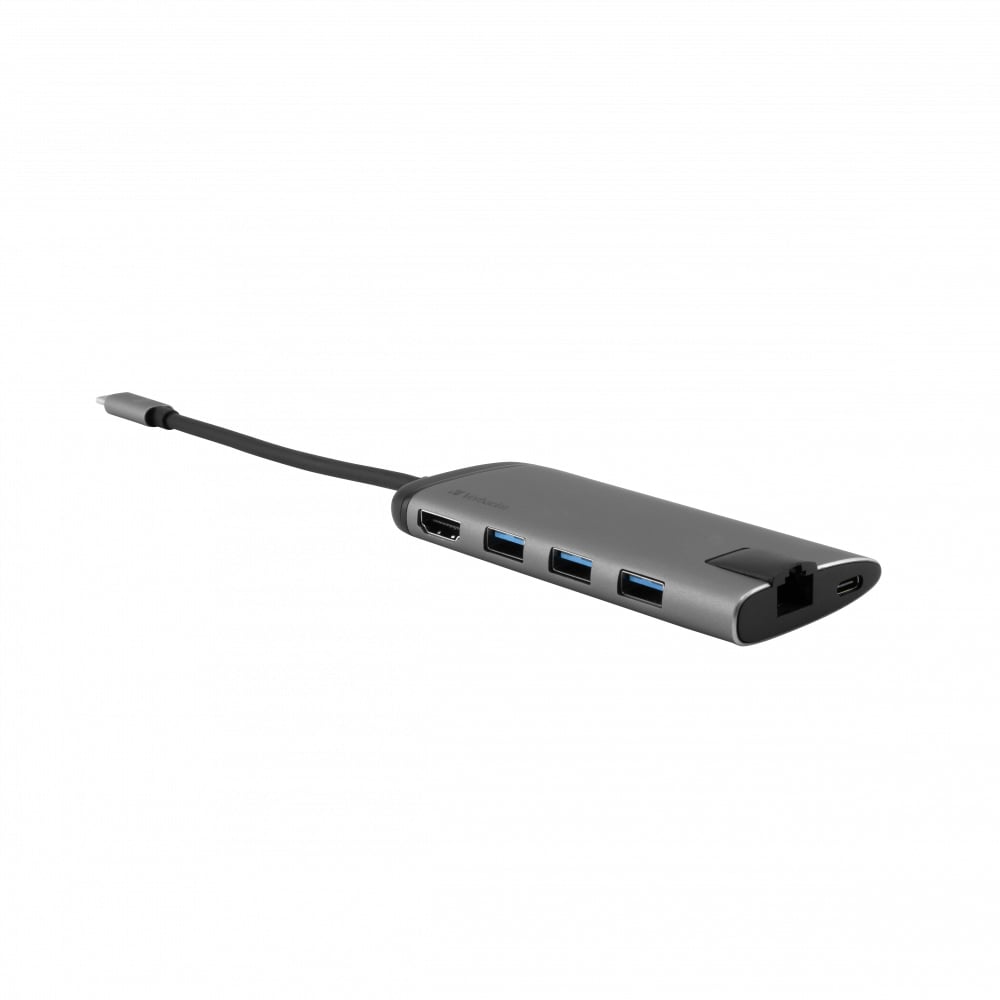 Verbatim USB-C-multipoort-hub USB 3.0 | HDMI | Gigabit-ethernet | SD/microSD - Afbeelding 3